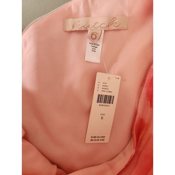 NWT Anthropologie Hutch One-Shoulder Floral Romper Size 6 Mesh #MB423 - Picture 8 of 13